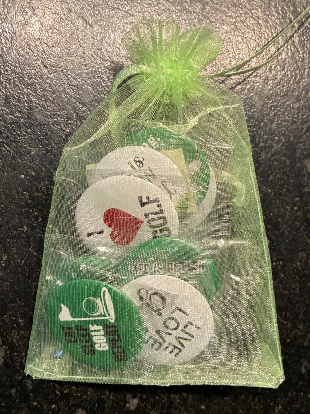 Golf-Themed Pin-Back Button Lot - Picture 8 of 8